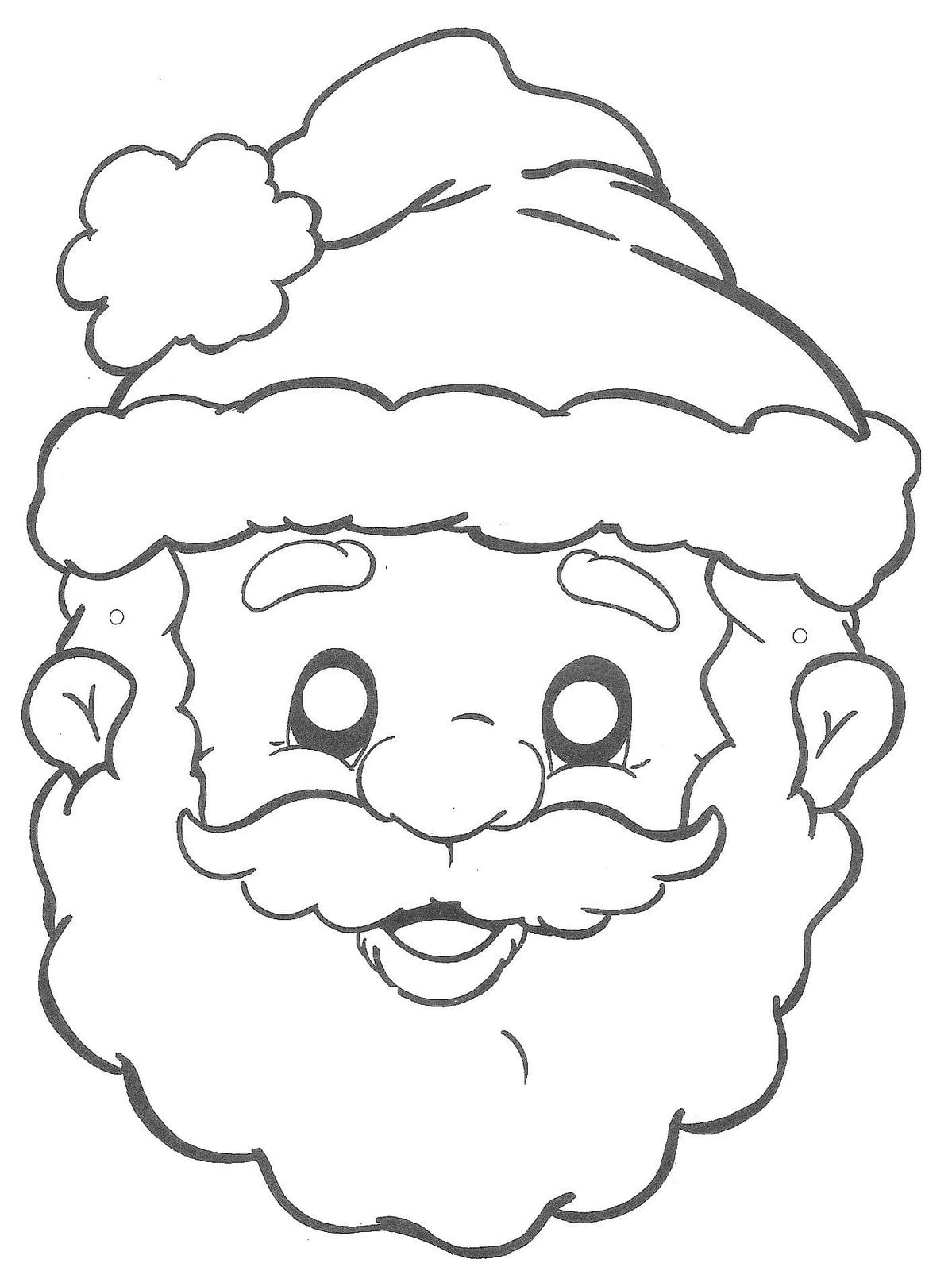 30 Desenhos De Papai Noel Para Colorir