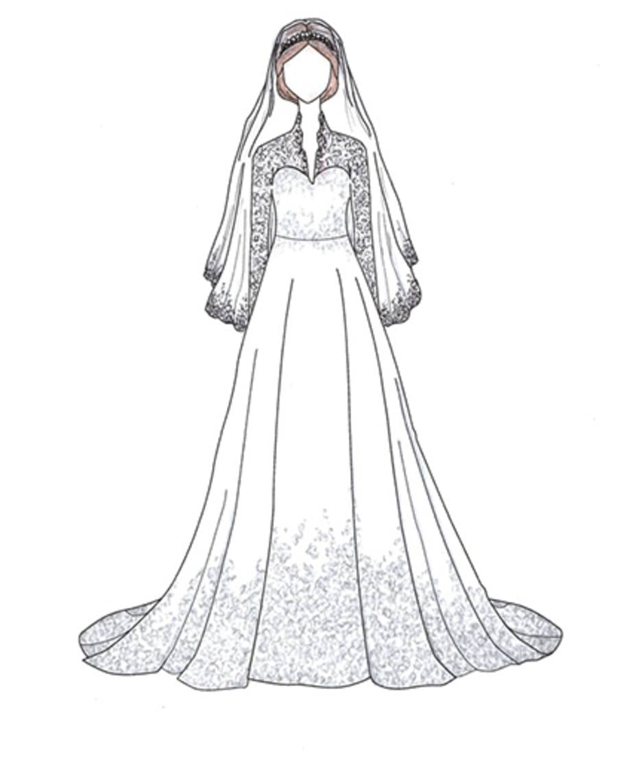Veja Desenhos Dos Vestidos De Noiva IcÃ´nicos Das Famosas