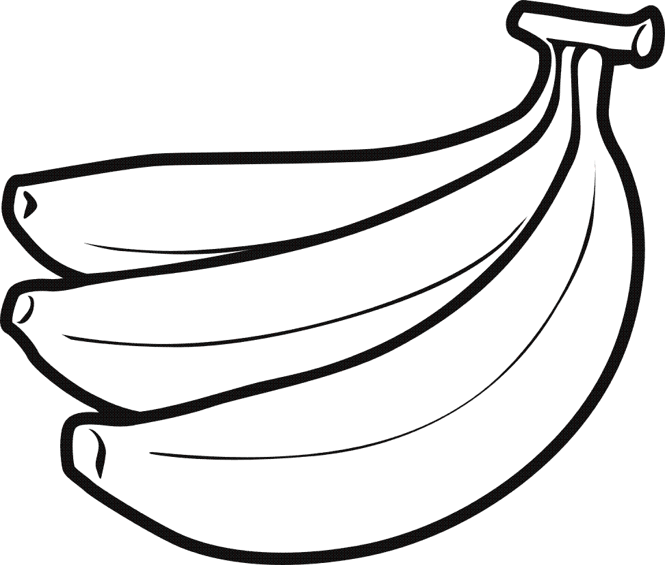 Coloring Pages Of Bananas