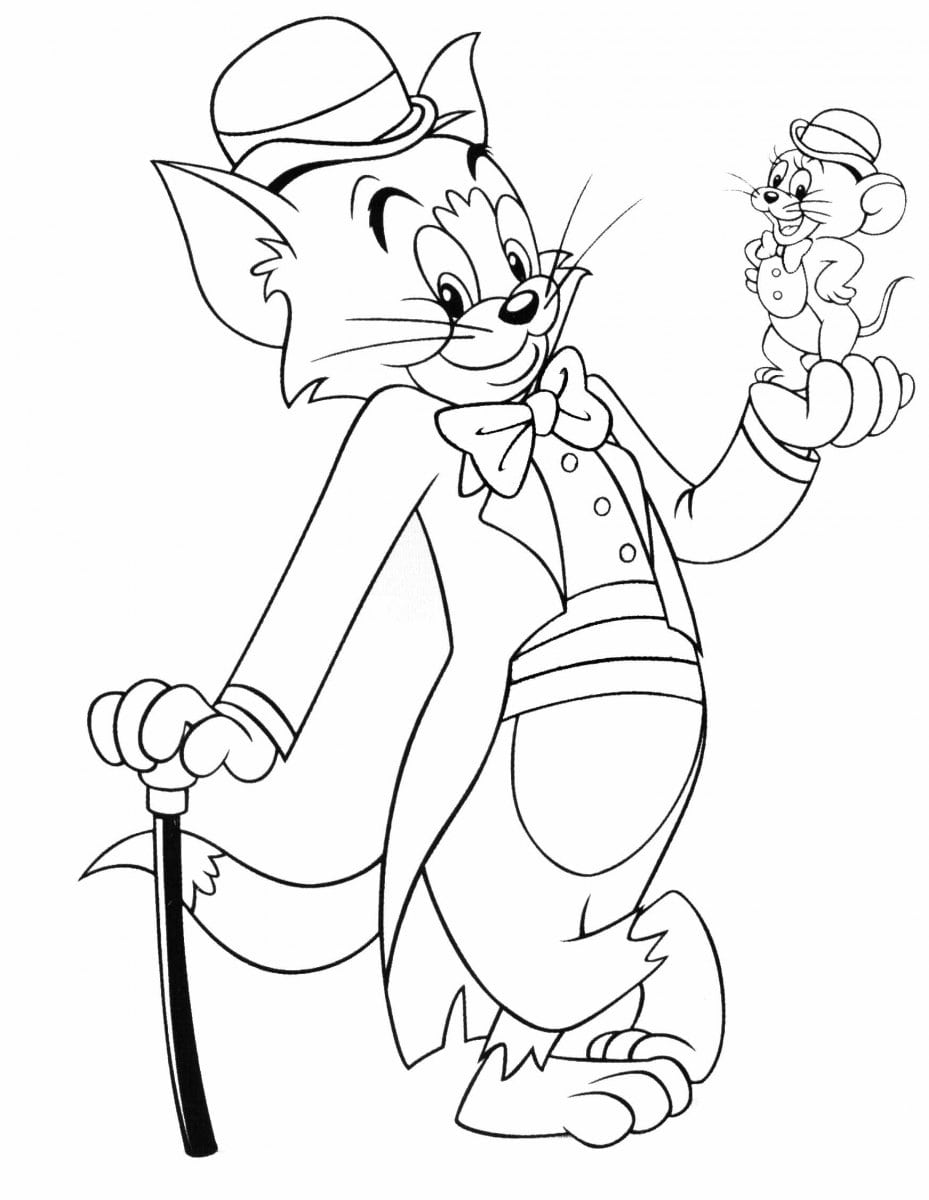 Desenhos Do Tom E Jerry Para Colorir Sketch Coloring Page