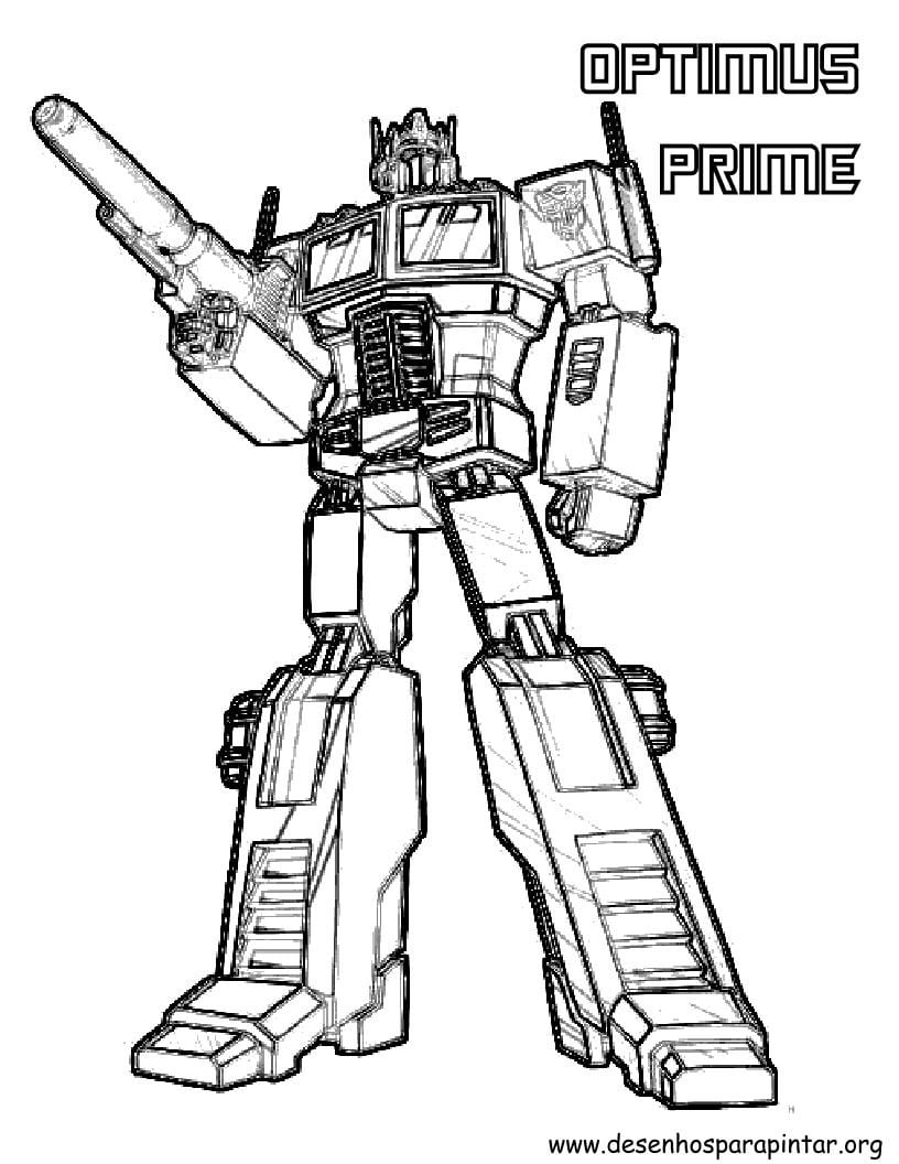 Transformers Desenhos Para Imprimir Colorir E Pintar Dos Autobots