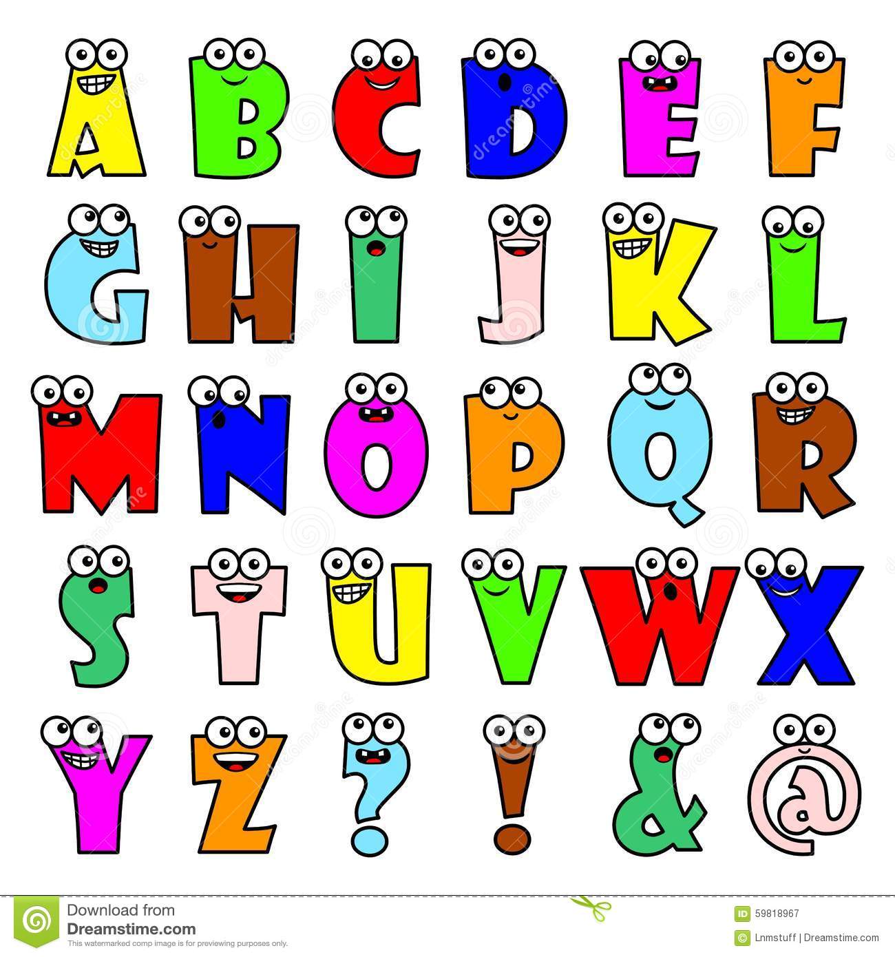 Desenhos De Letras Do Alfabeto