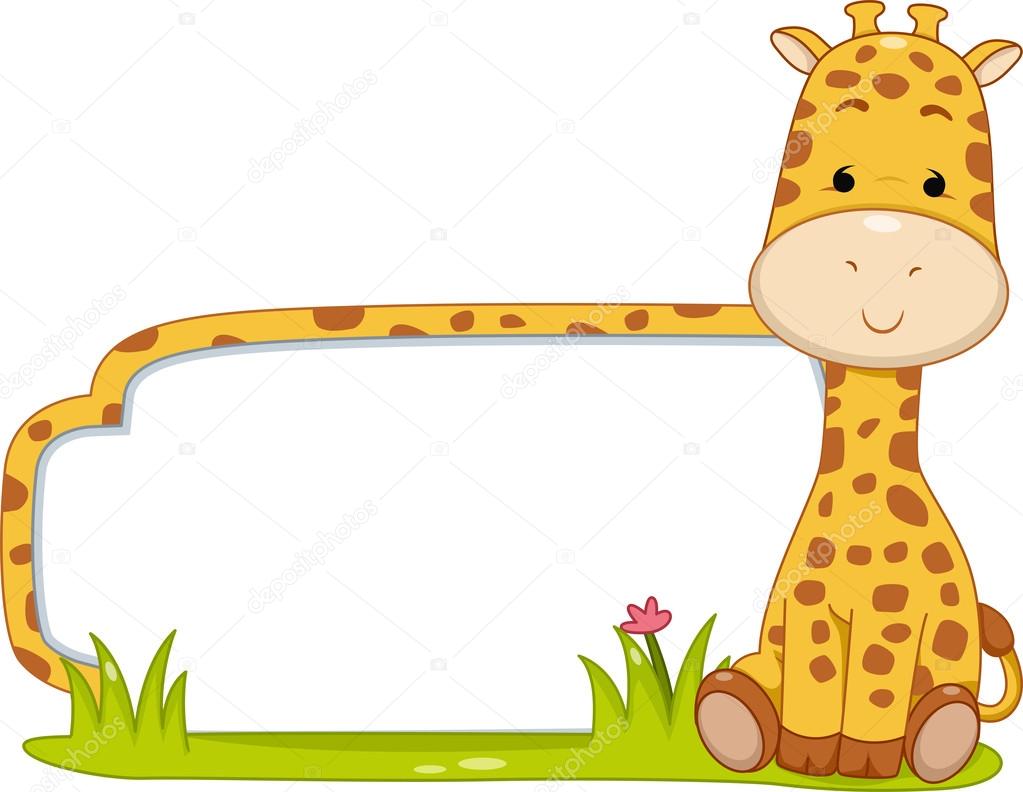 Girafa De RÃ³tulo Do Safari â Fotografias De Stock Â© Lenmdp  46208729