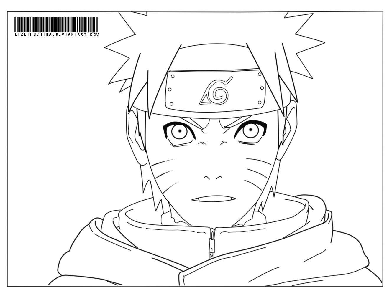Desenho Para Colorir Do Naruto
