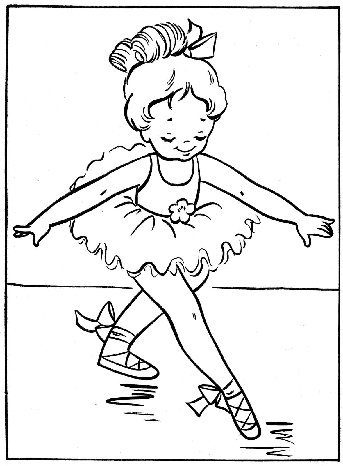 Desenhos Para Colorir Bailarina