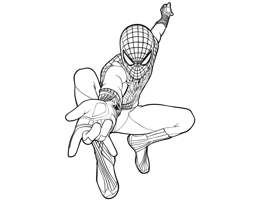 Desenho Para Imprimir Do Homem Aranha