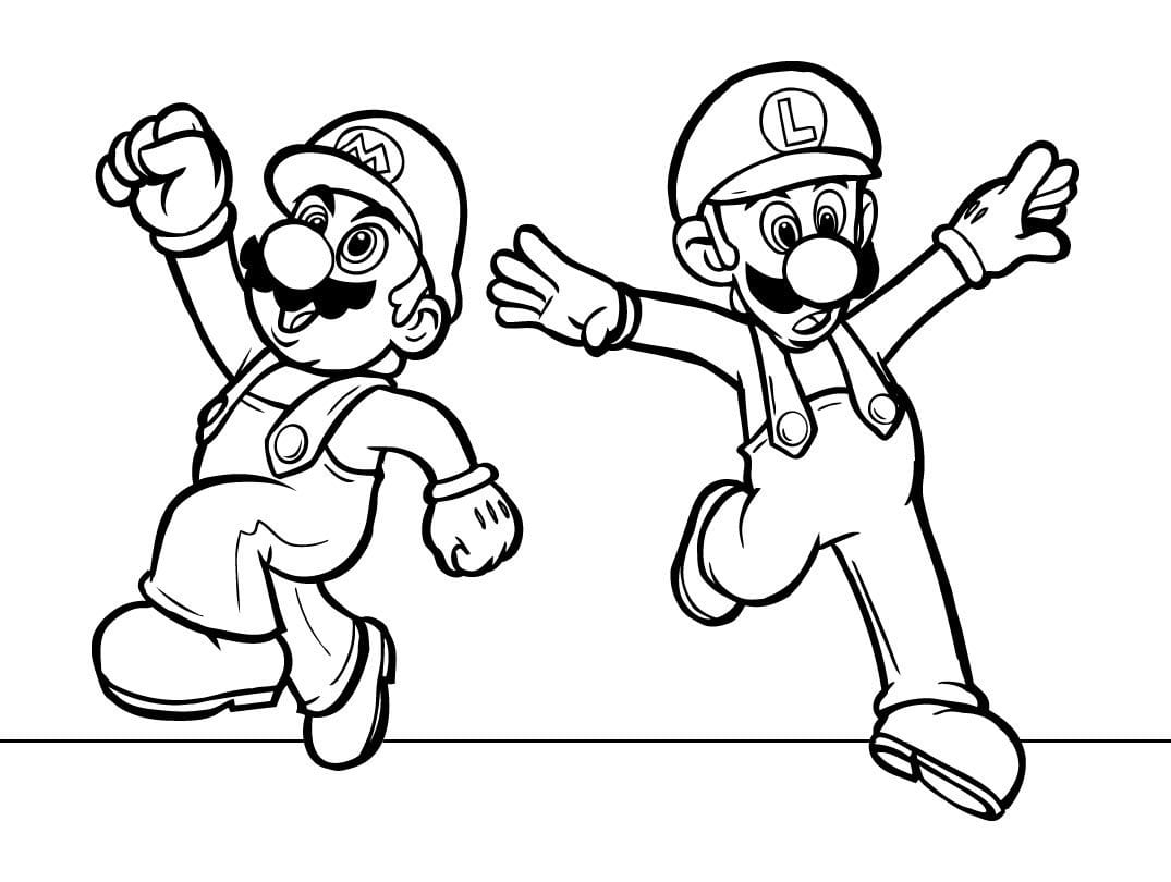 Desenho Do Mario Bros