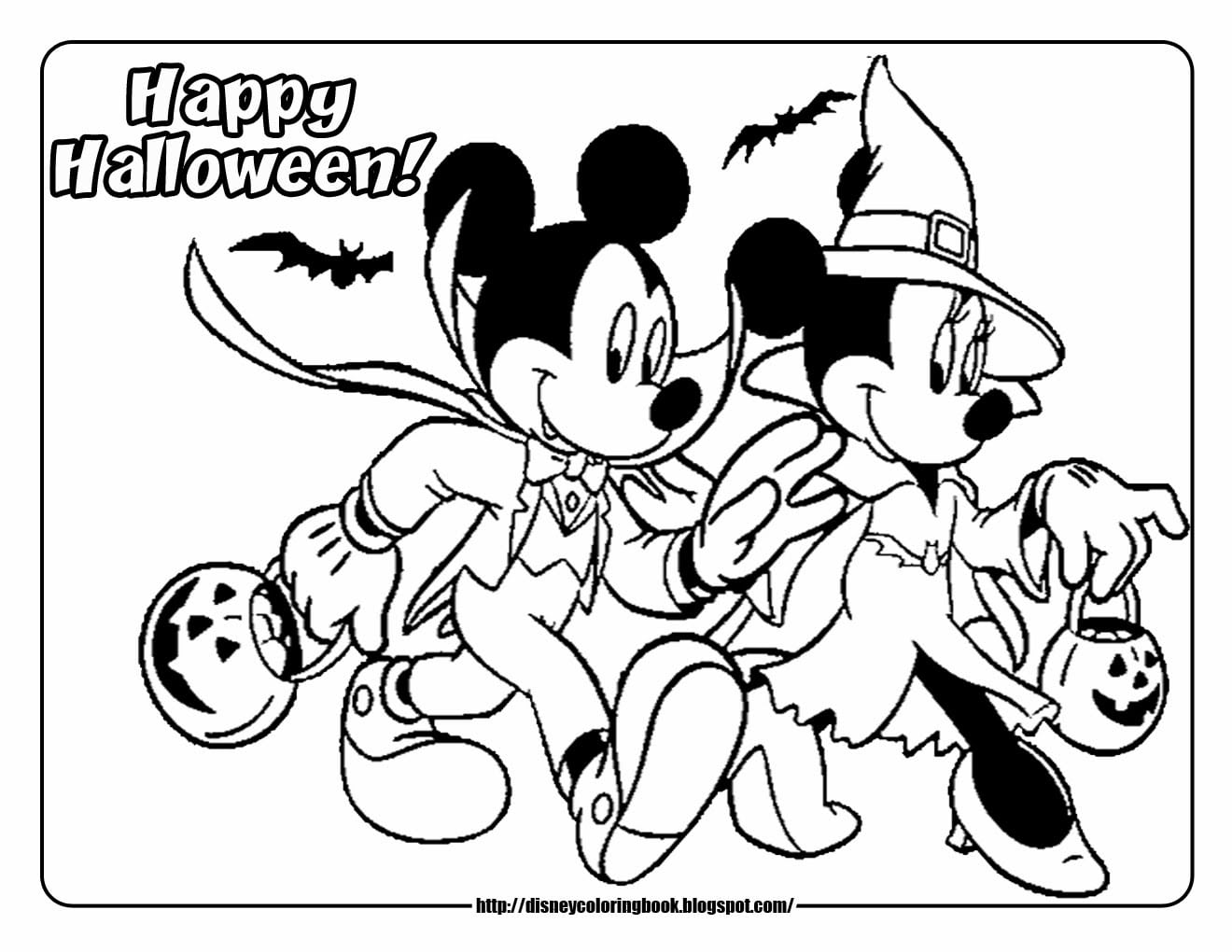 Desenhos Para Colorir Minnie E Mickey