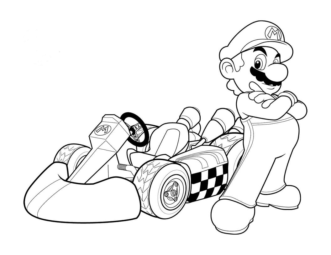 Desenhos Do Mario Para Colorir