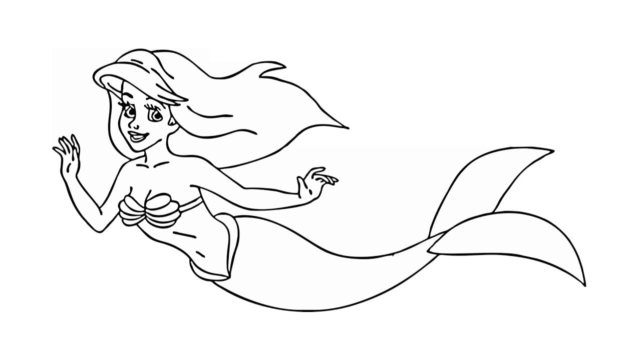 Como Desenhar A Ariel De A Pequena Sereia (corpo)
