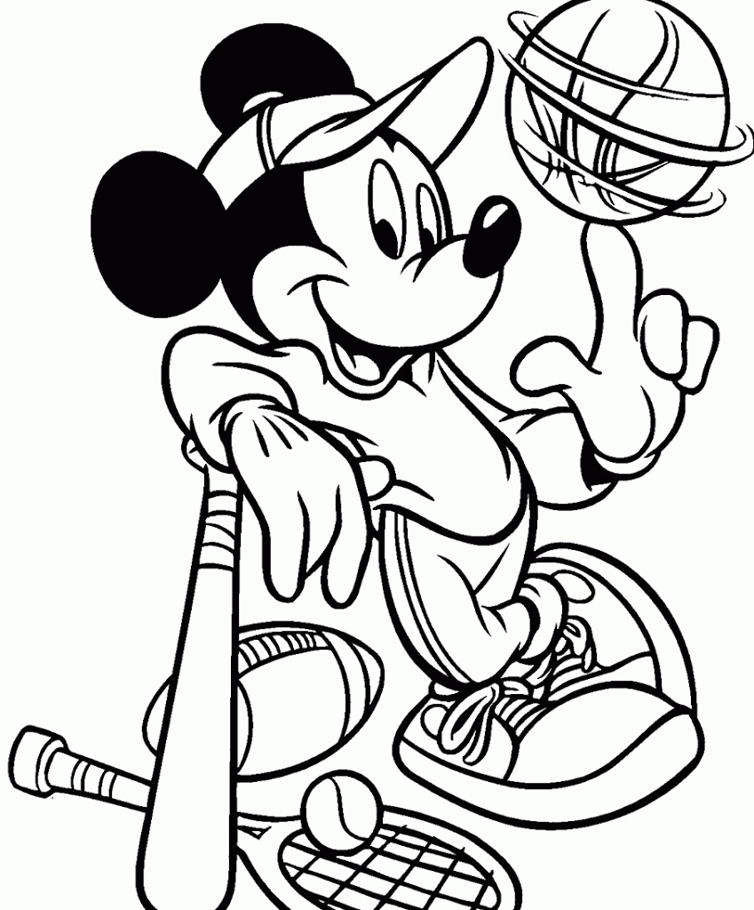 Desenho Do Mickey Mouse Para Colorir