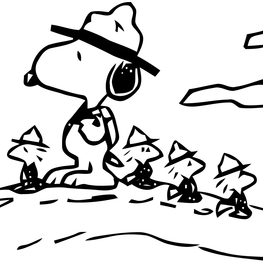Dibujos Para Pintar De Snoopy