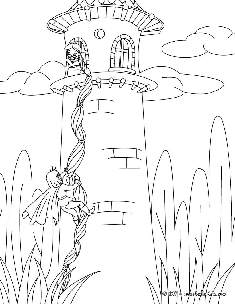 Grimm Fairy Tales Coloring Pages