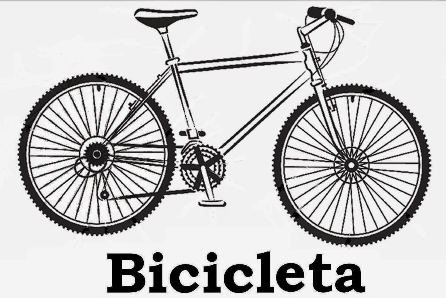 Desenho De Bicicleta Para Imprimir