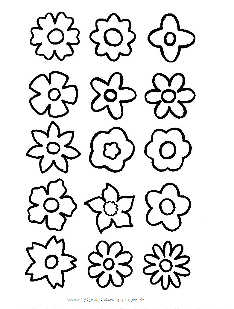 Flores Para Dibujar Y Pintar