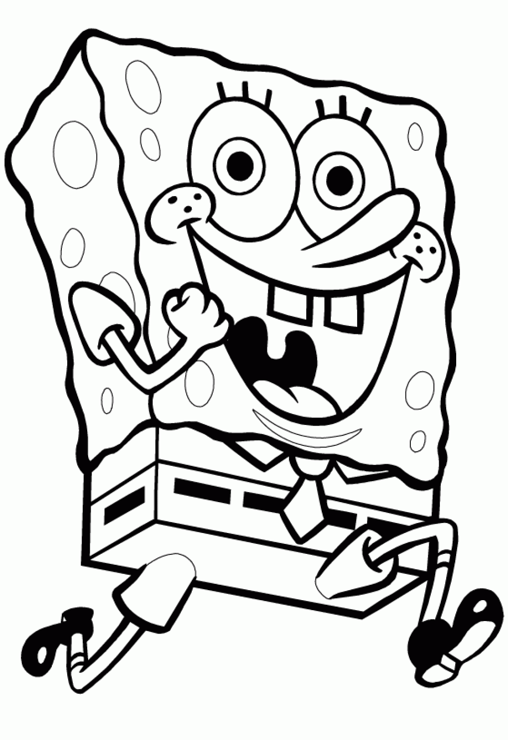 Free Spongebob Squarepants Coloring Pages With Printable Spongebob