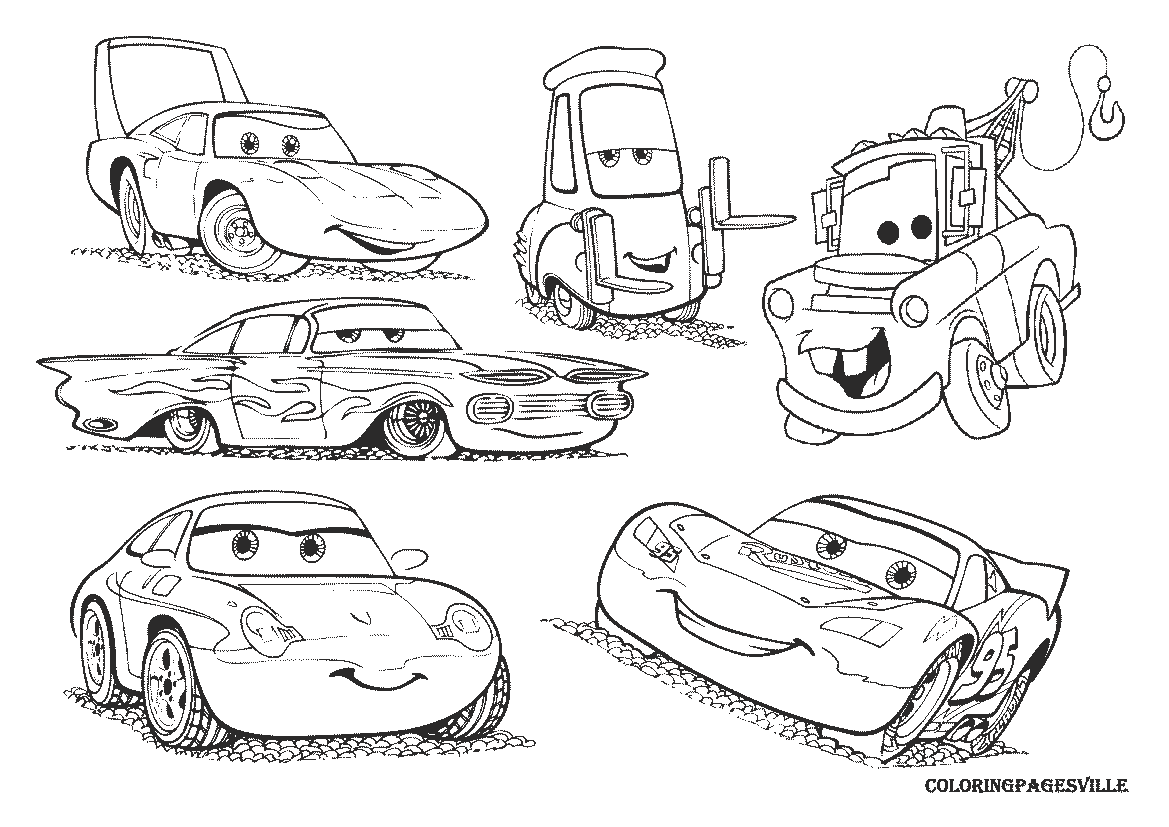 Mater Coloring Page Para Colorir Carros 06gif Coloring Pages
