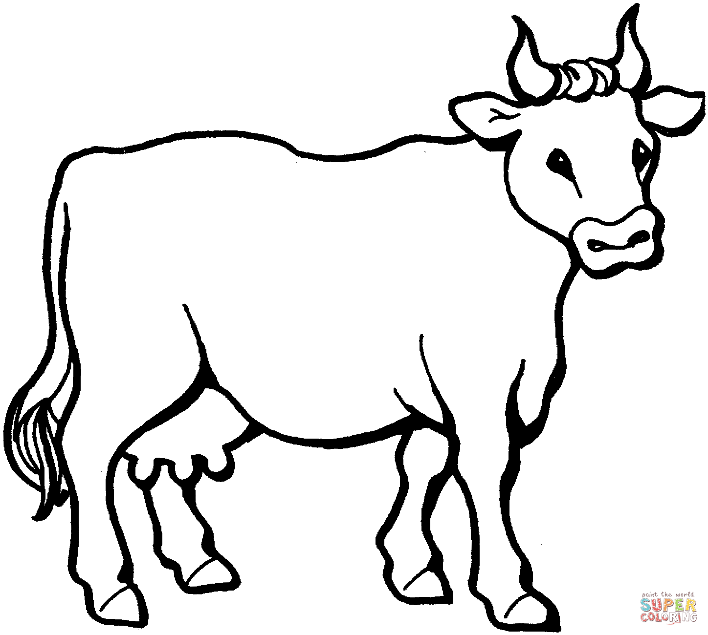 Desenho De Vaca Para Imprimir