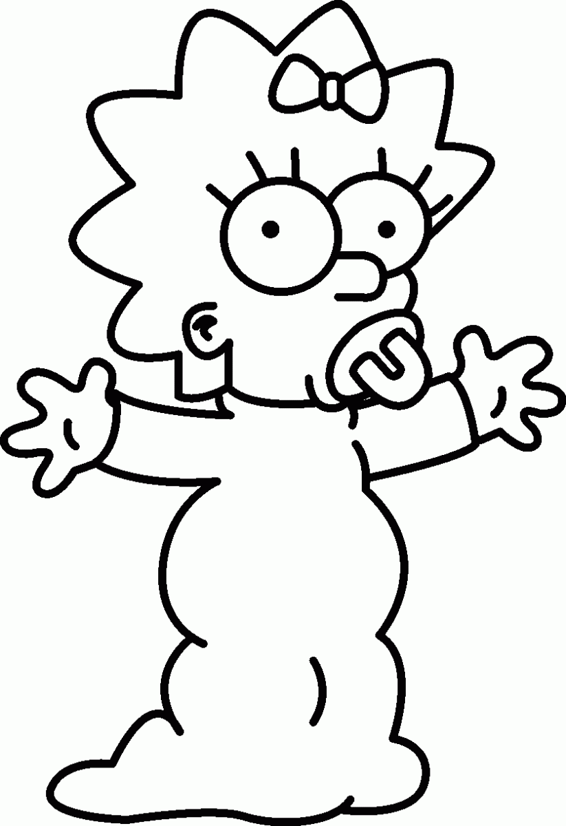 Dibujos De Los Personajes De Los Simpson Para Dibujar