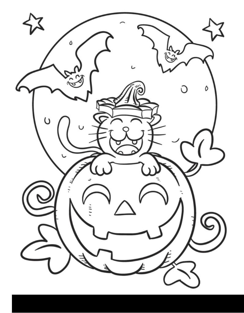 Halloween Coloring Pages For 3rd Graders