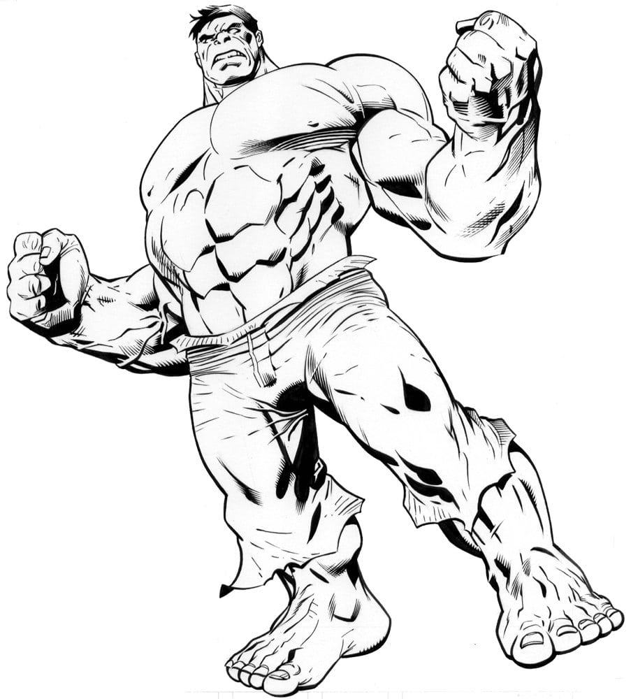 Desenhos Do Hulk Para Colorir
