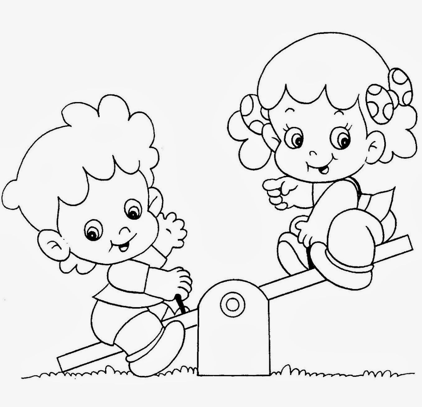 Desenho De Crianca Brincando