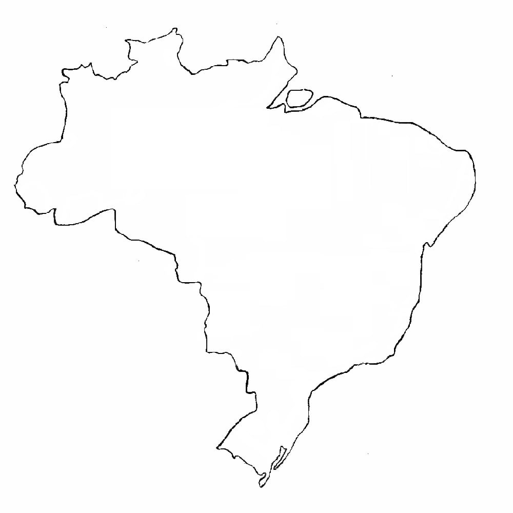 Mapa Do Brasil Desenho