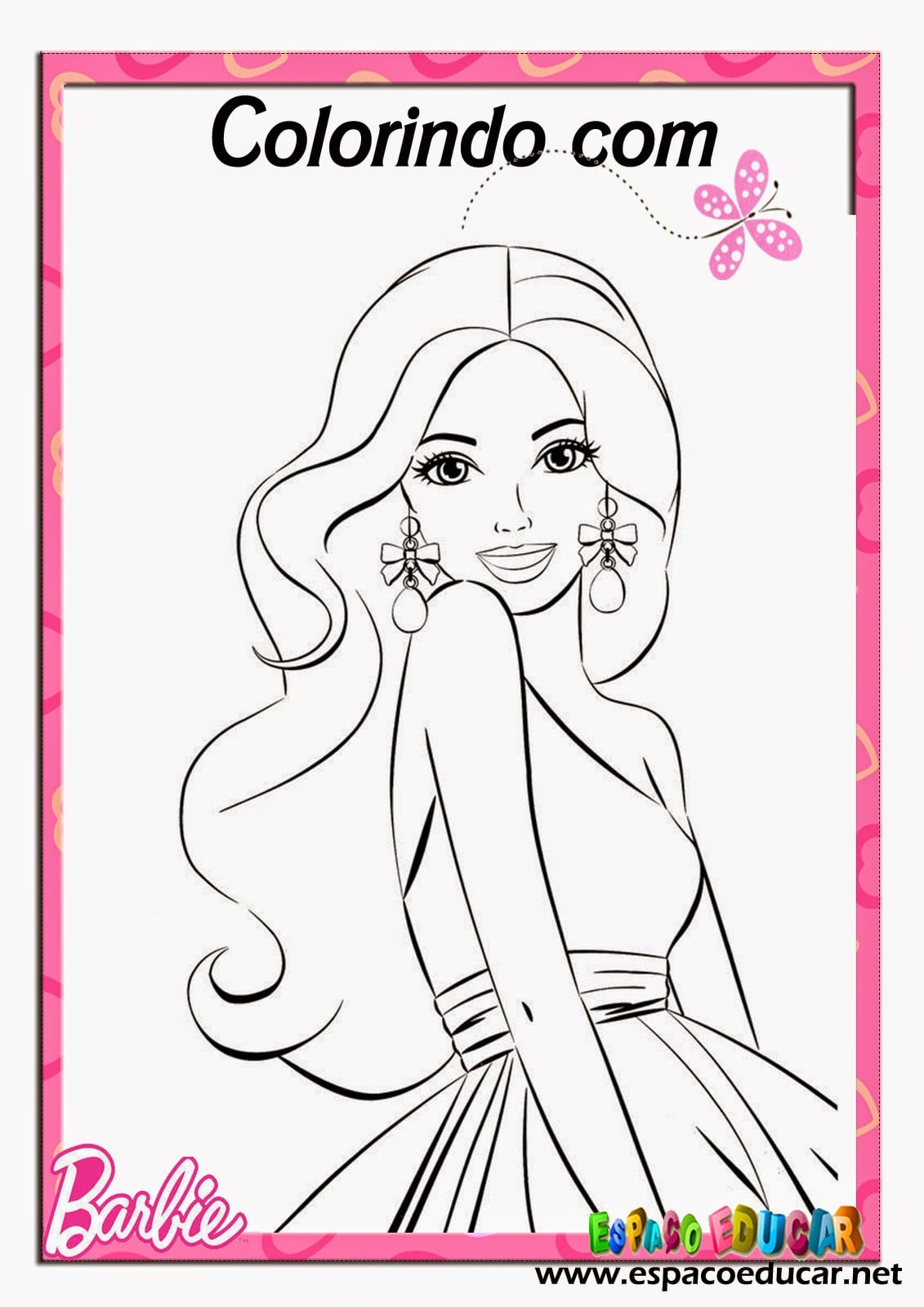 Jogo Pintar Desenhos Da Barbie No Jogos Online Wx