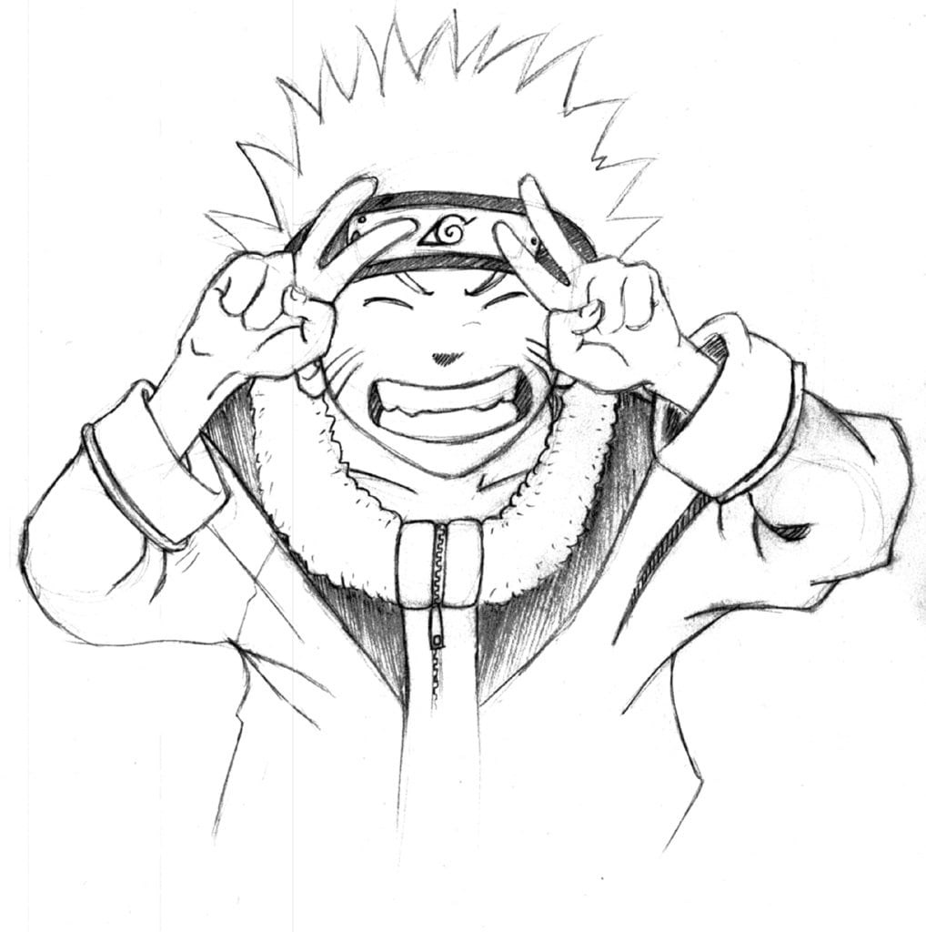 Naruto Desenho Para Pintar