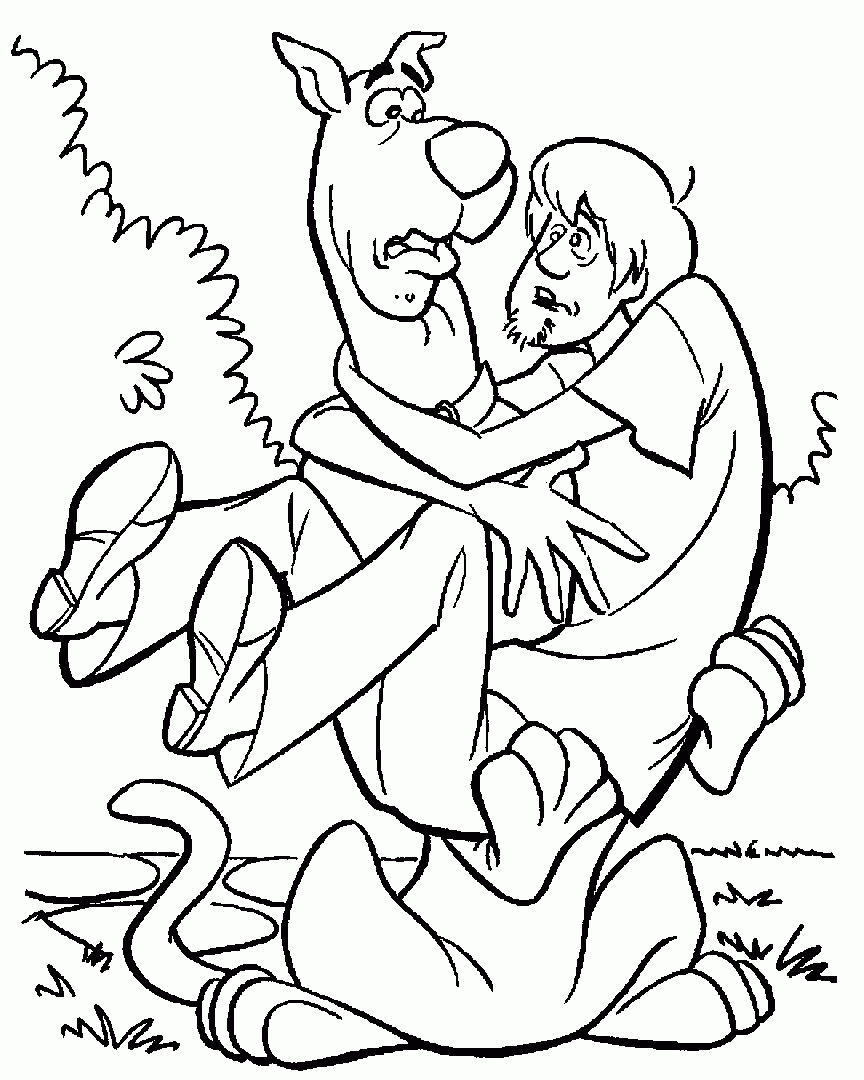 Desenhos Para Colorir Do Scooby