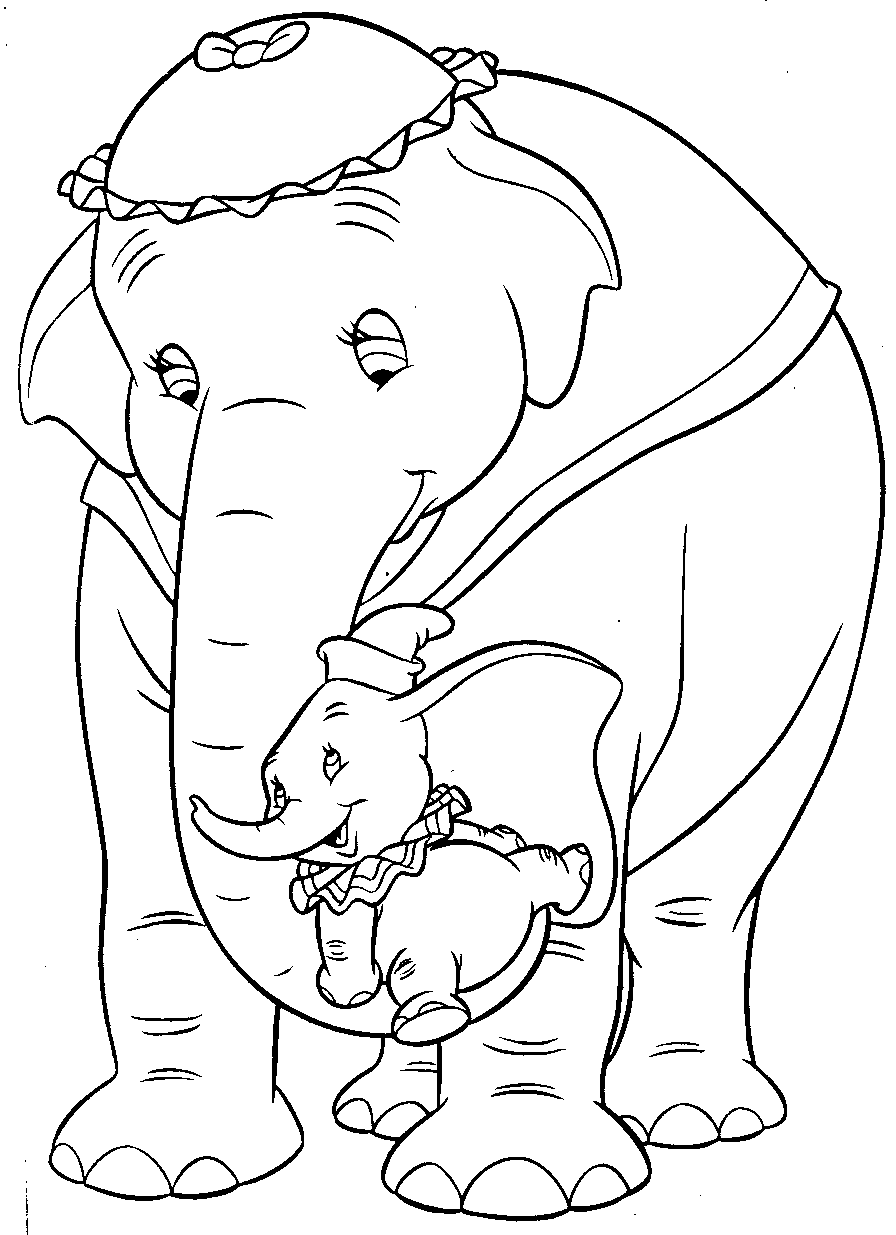 Desenhos Elefantes Para Colorir ~ Imagens Para Colorir