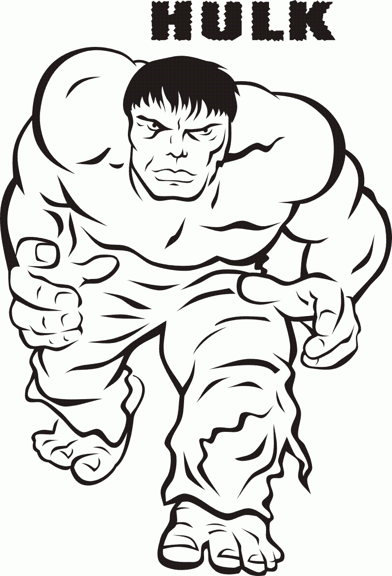 Desenhos Para Colorir Do Hulk