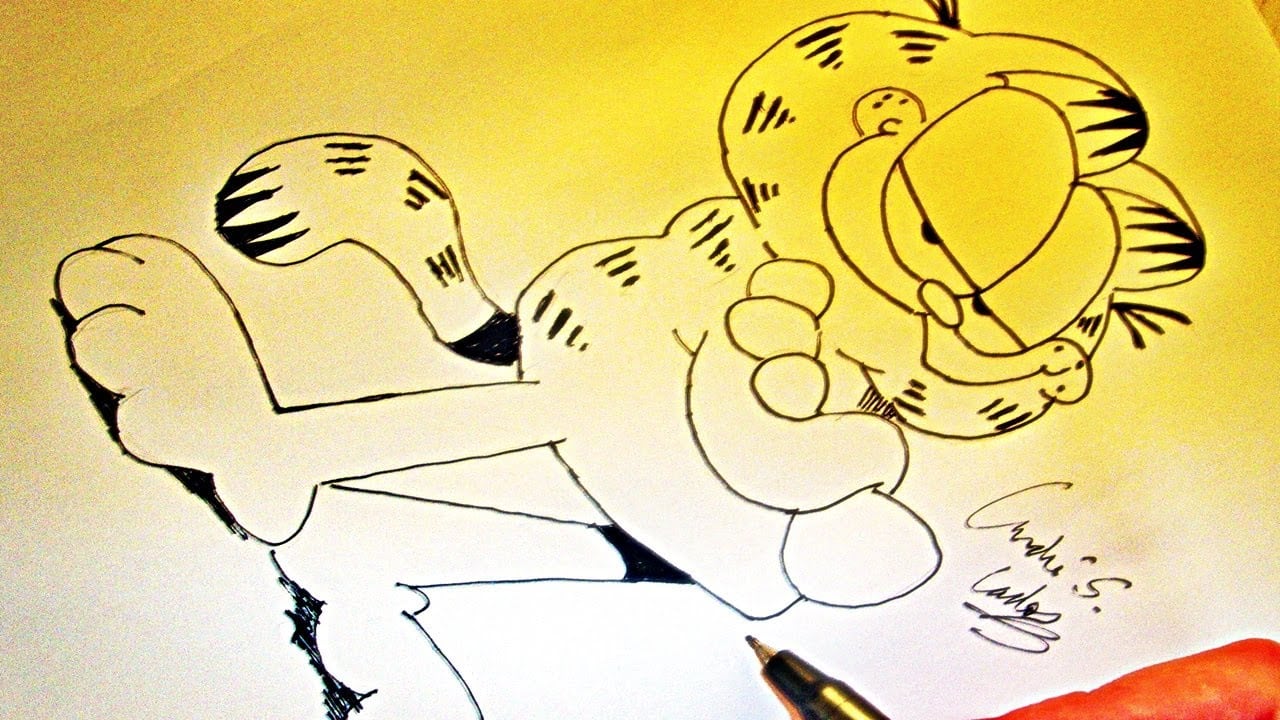 Como Desenhar O Garfield