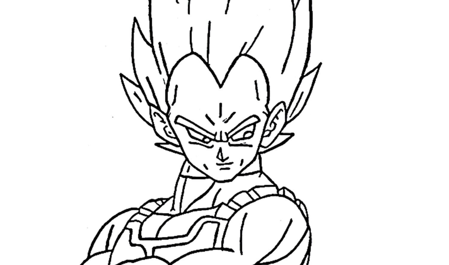 How To Draw Vegeta From Dragon Ball Z