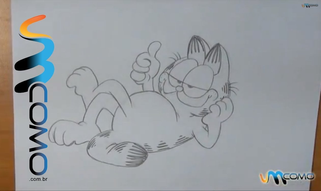 Como Desenhar O Gato Garfield
