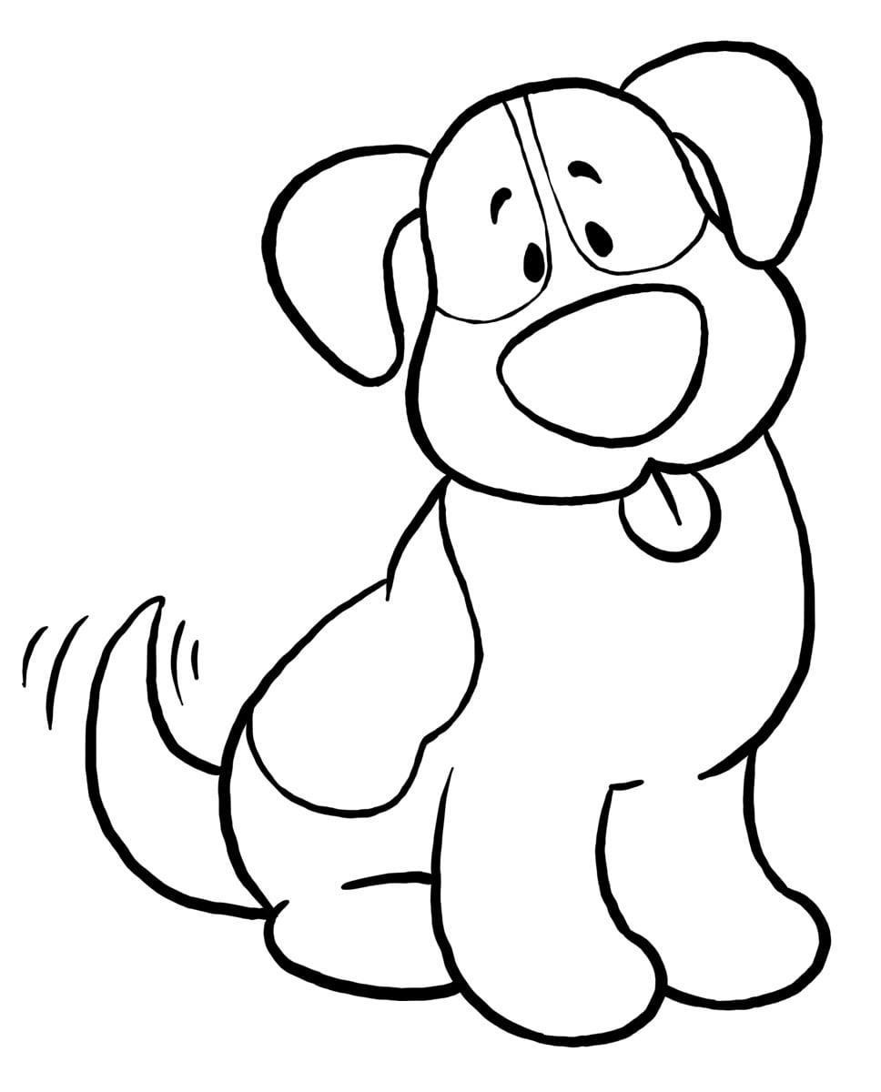 Desenhos De Cachorros Para Colorir