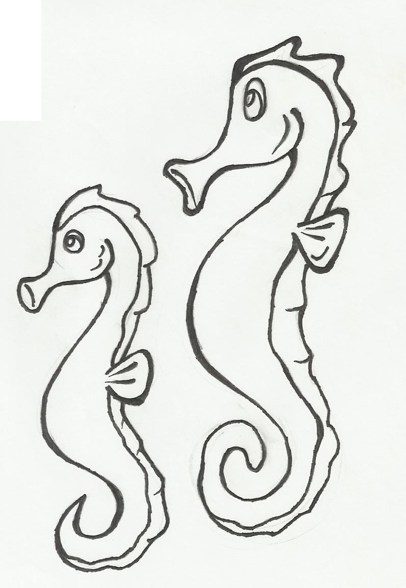 Desenho De Um Cavalo Para Pintar
