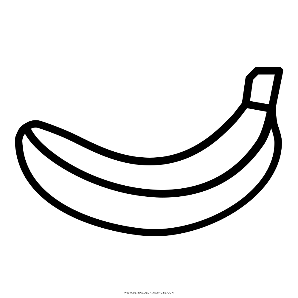 Banana Desenho Para Colorir