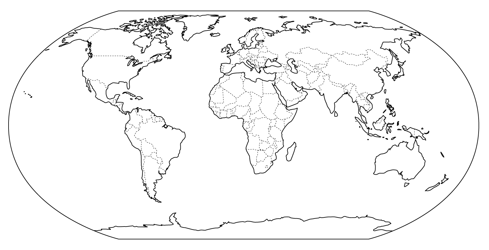 Mapa Mundi Para Colorir E Imprimir
