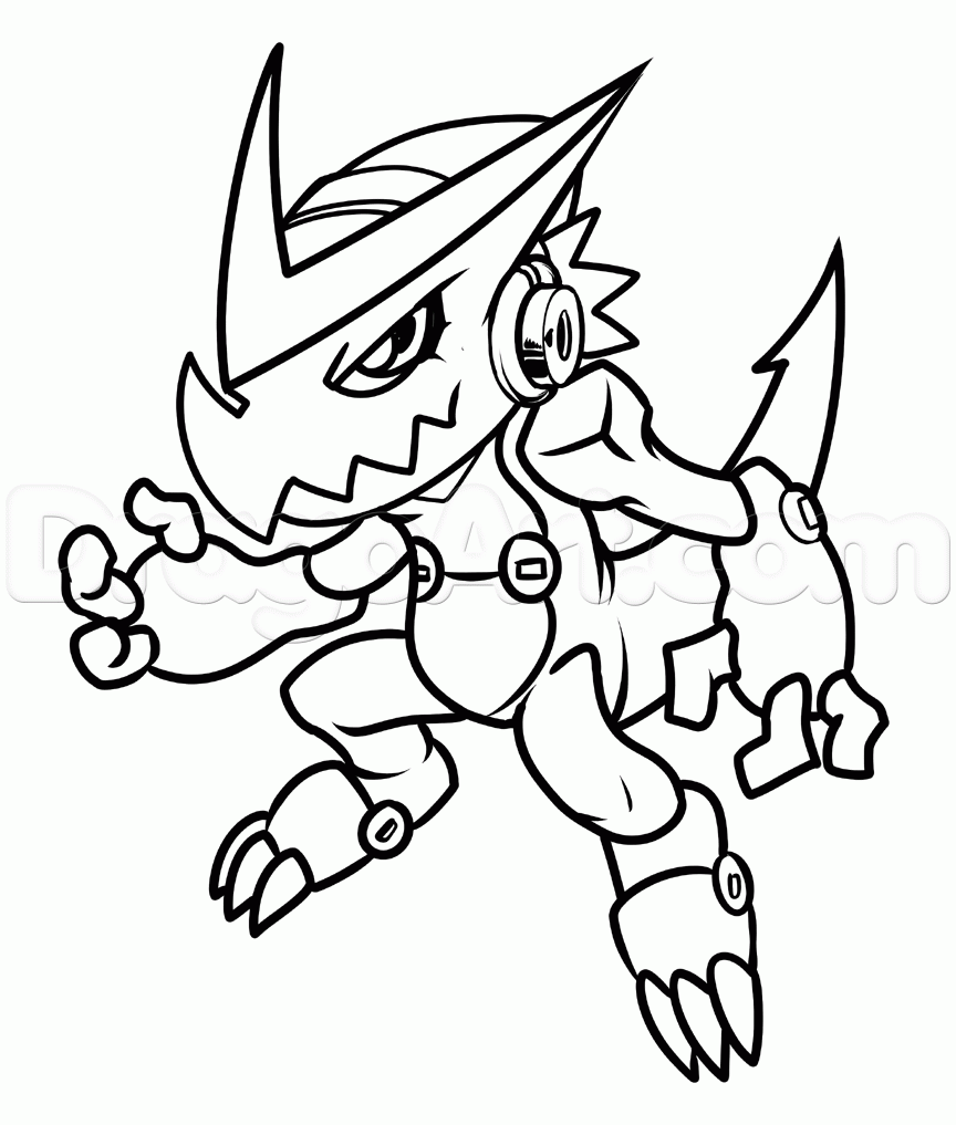 Digimon Fusion Coloring Pages