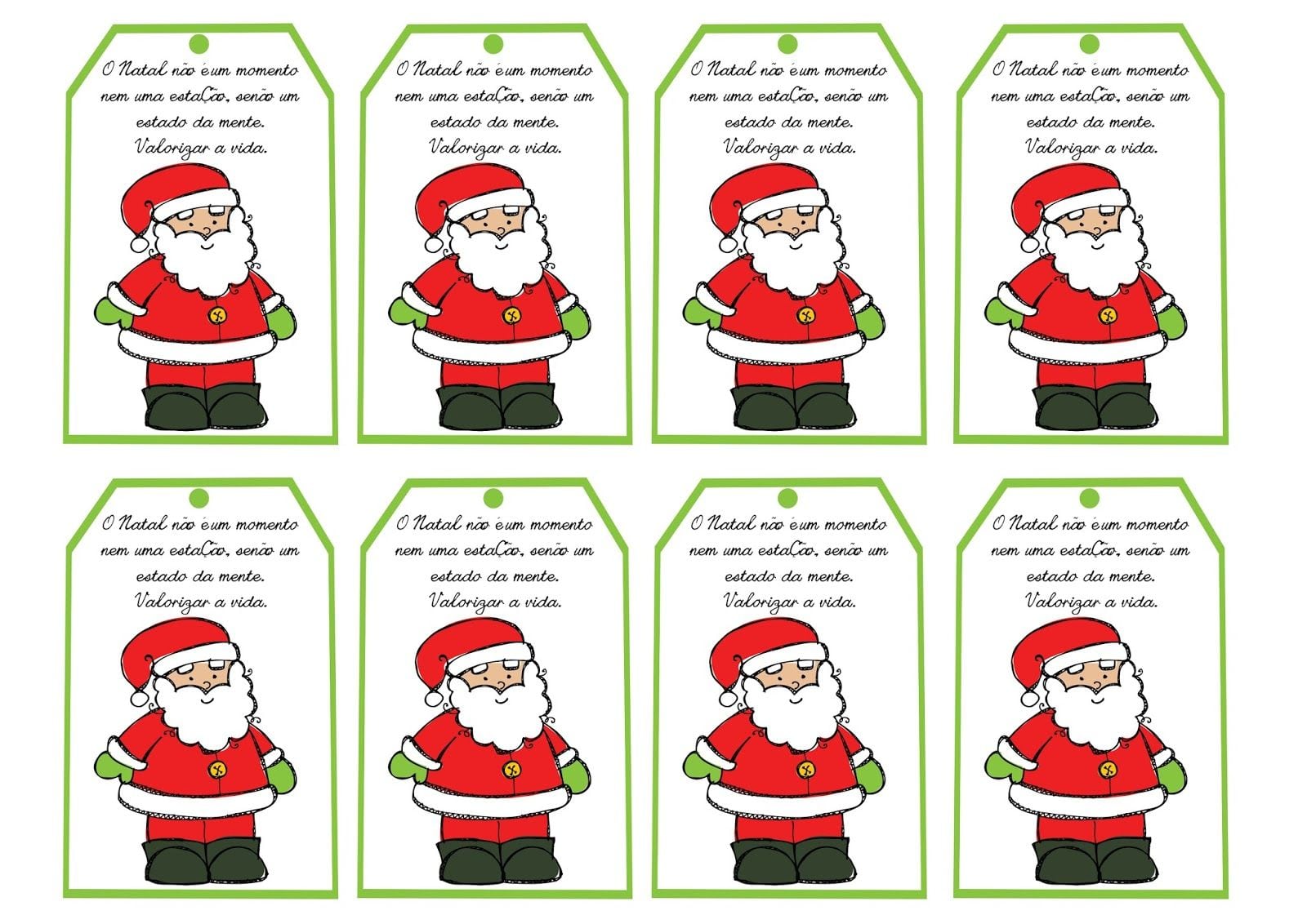 CartÃµes De Natal Com Mensagens Natalinas Para Imprimir