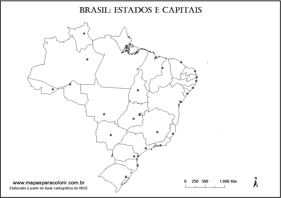Suficiente Estados E Capitais Do Brasil Gw48
