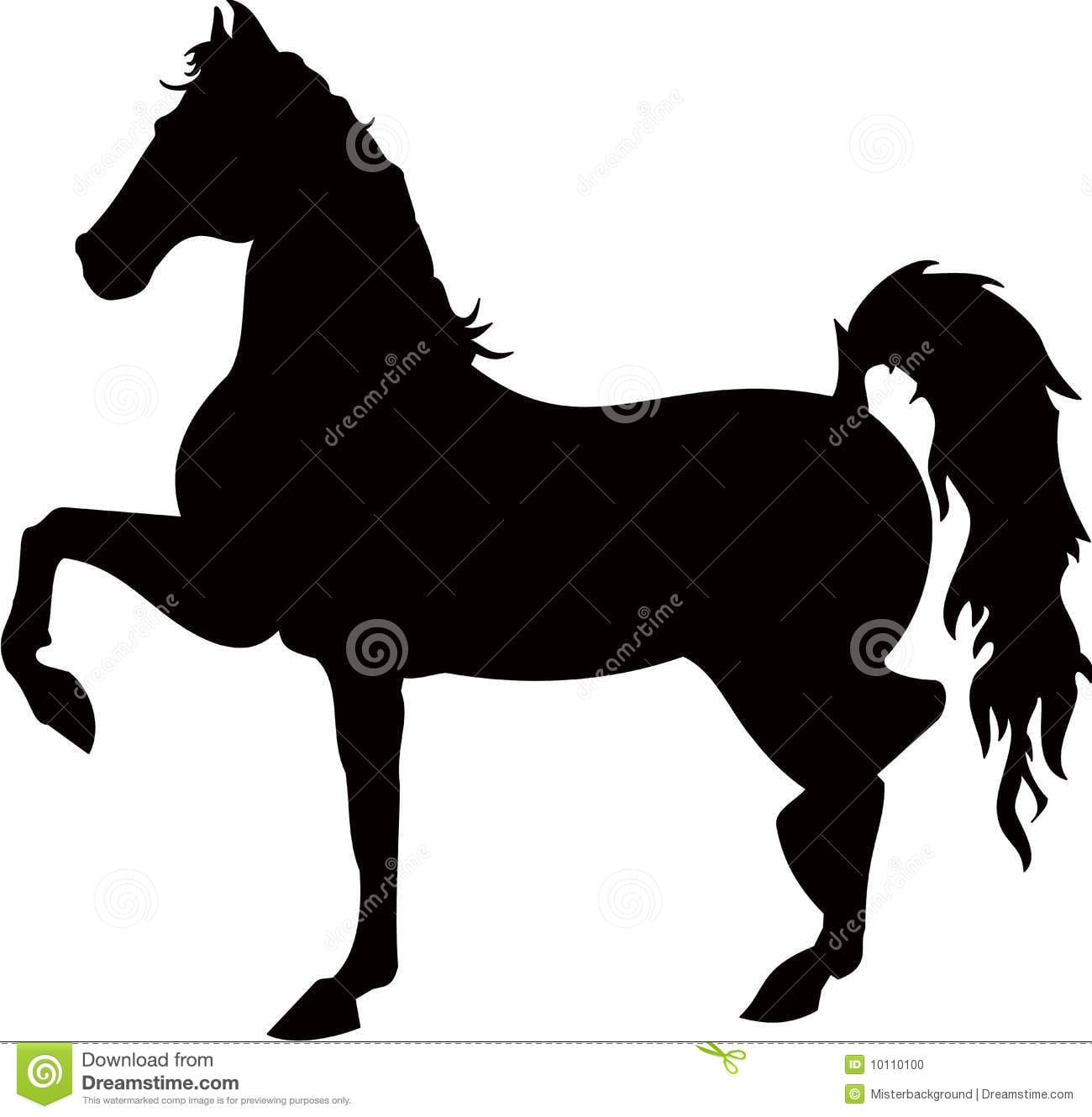 Desenho Bonito, Cavalo De Corrida IlustraÃ§Ã£o Do Vetor