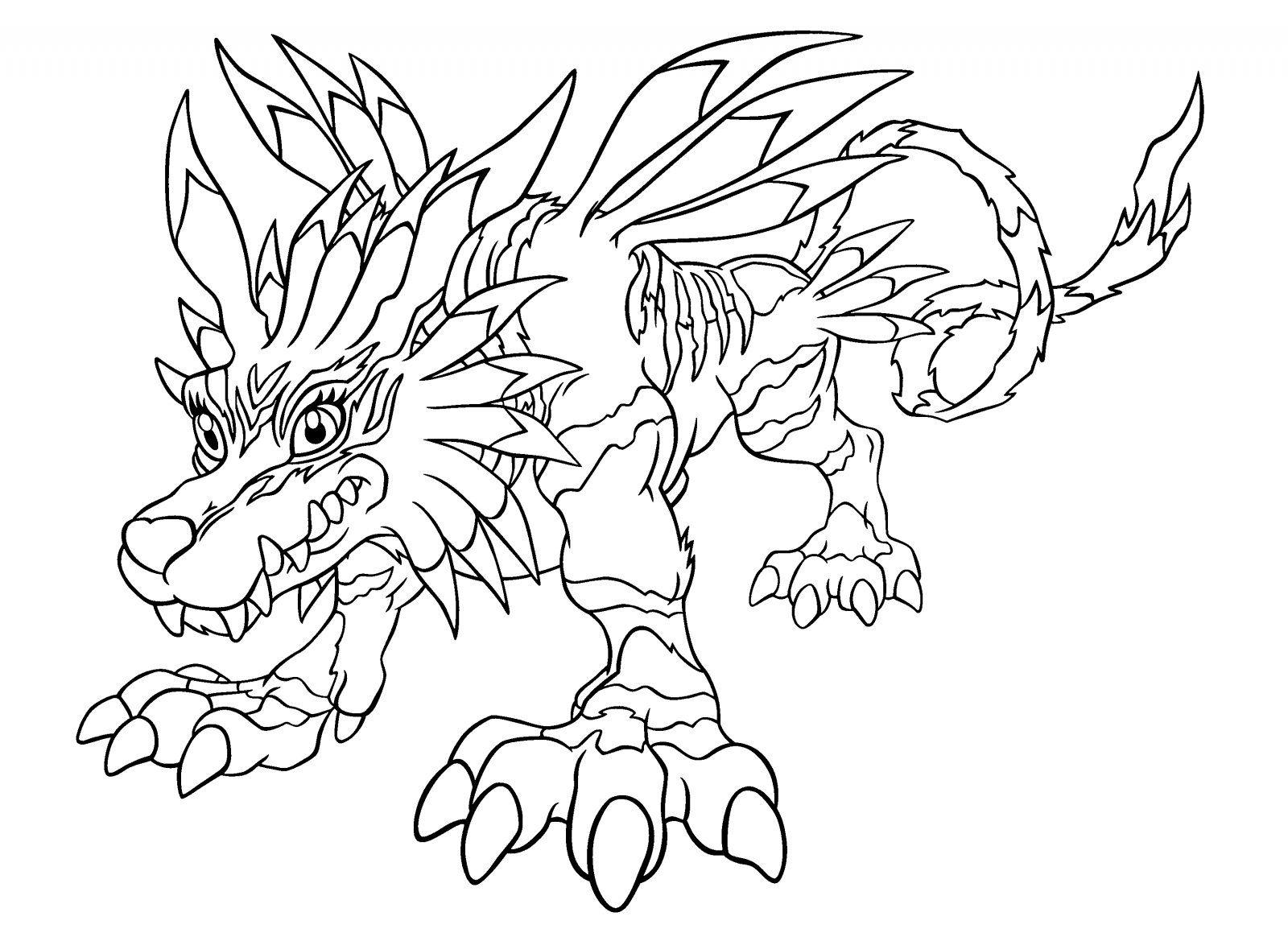 Desenhos Para Colorir De Digimon