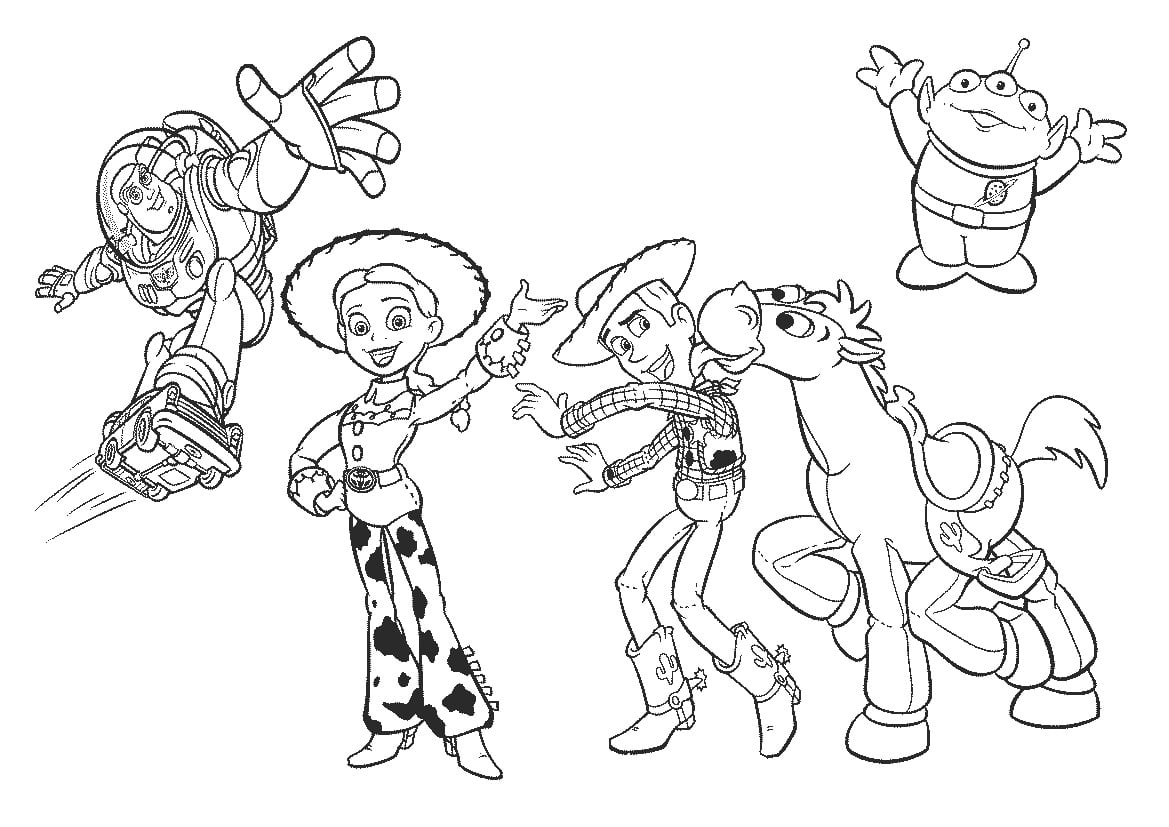 Desenhos Para Colorir Toy Story 3