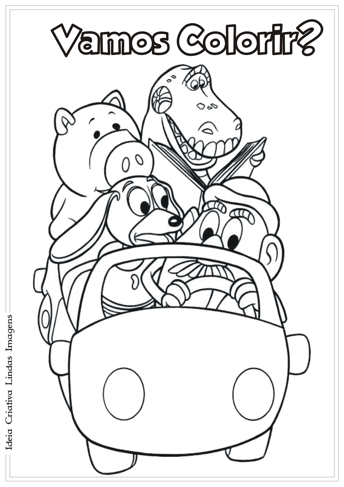 Desenhos Do Toy Story Para Colorir
