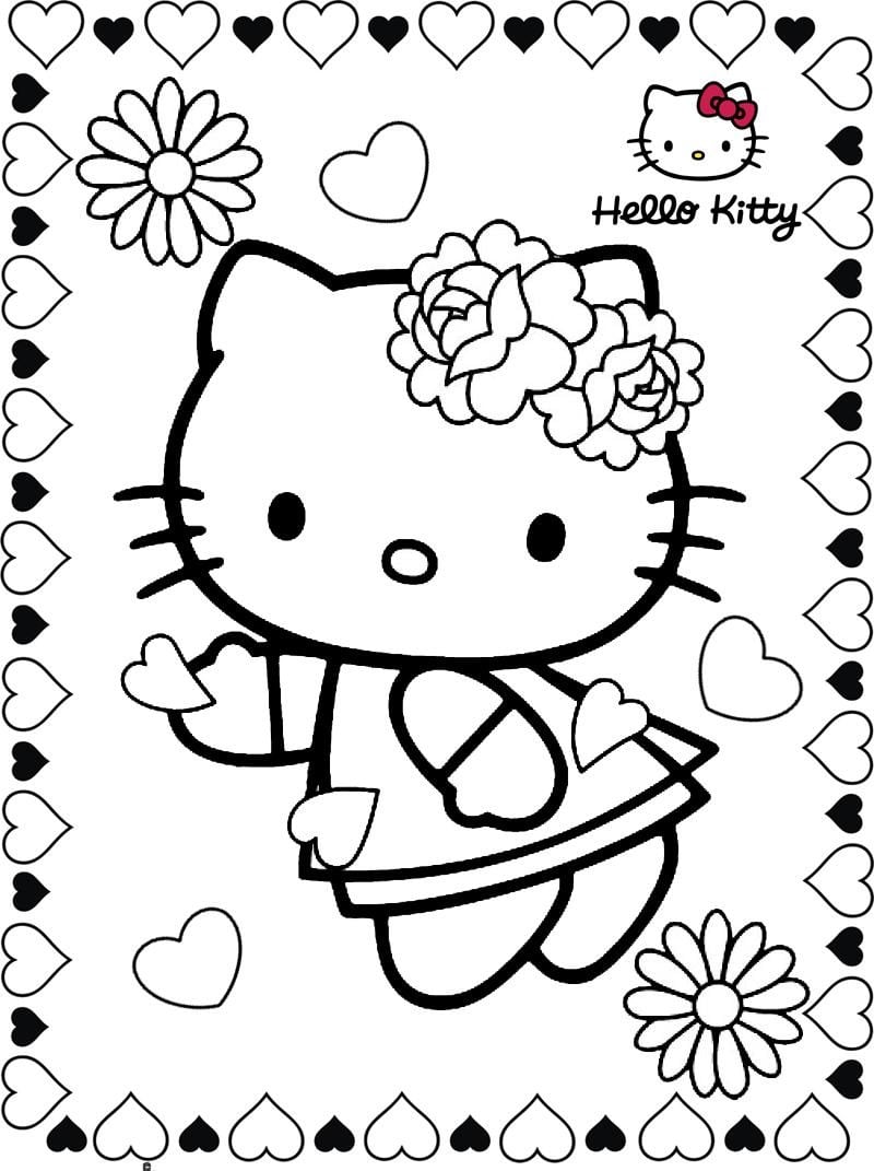 Desenho Da Hello Kitty Para Imprimir