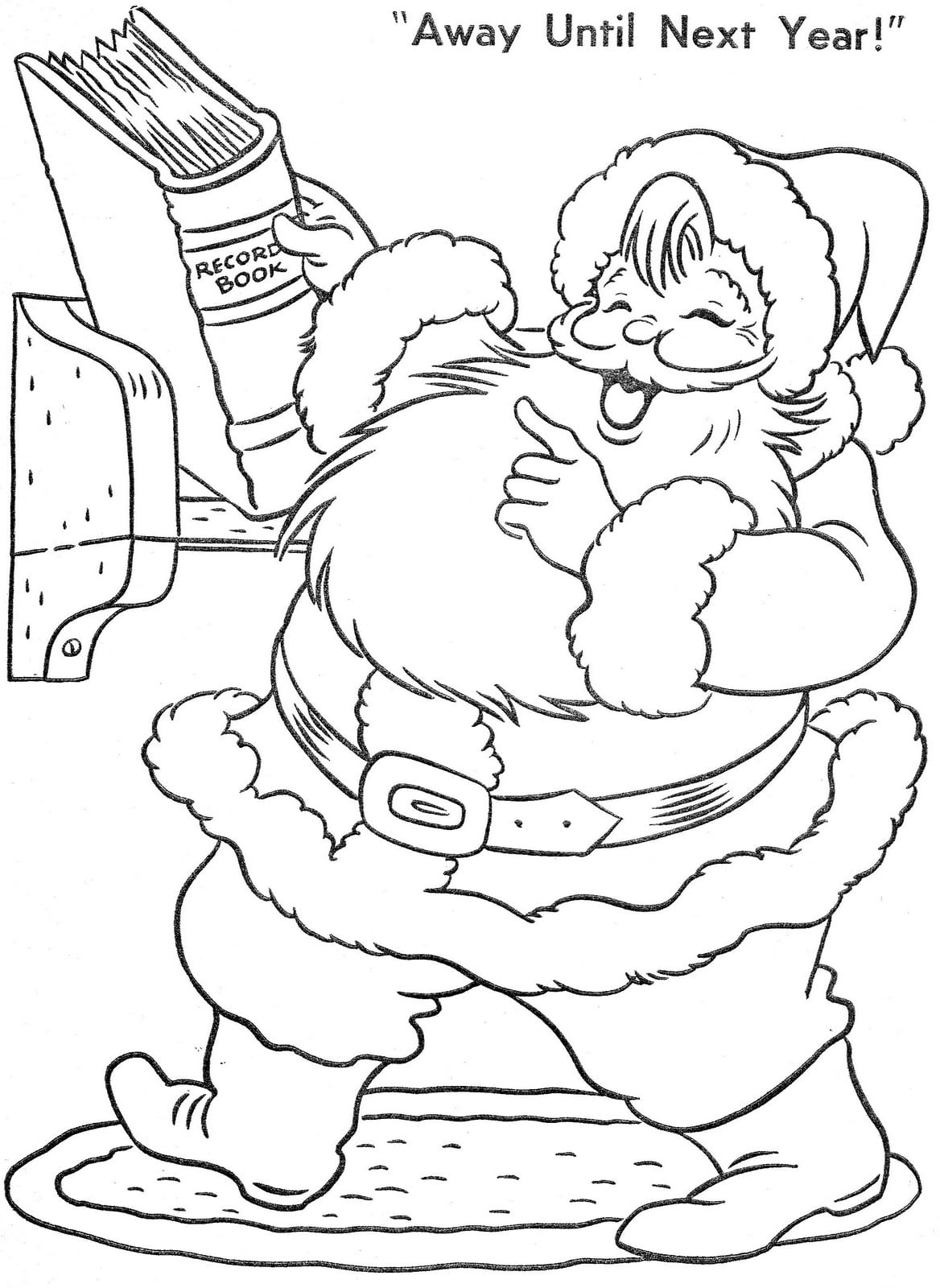 Desenhos De Papai Noel Para Colorir E Imprimir