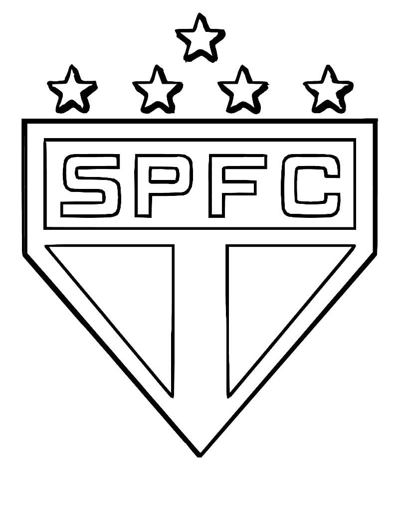 SÃ£o Paulo Futebol Clube â Desenho Para Imprimir Colorir E Pintar