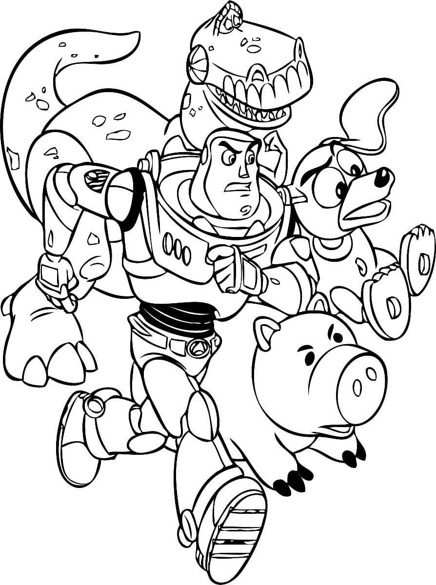 Toy Story Para Colorir E Pintar 5